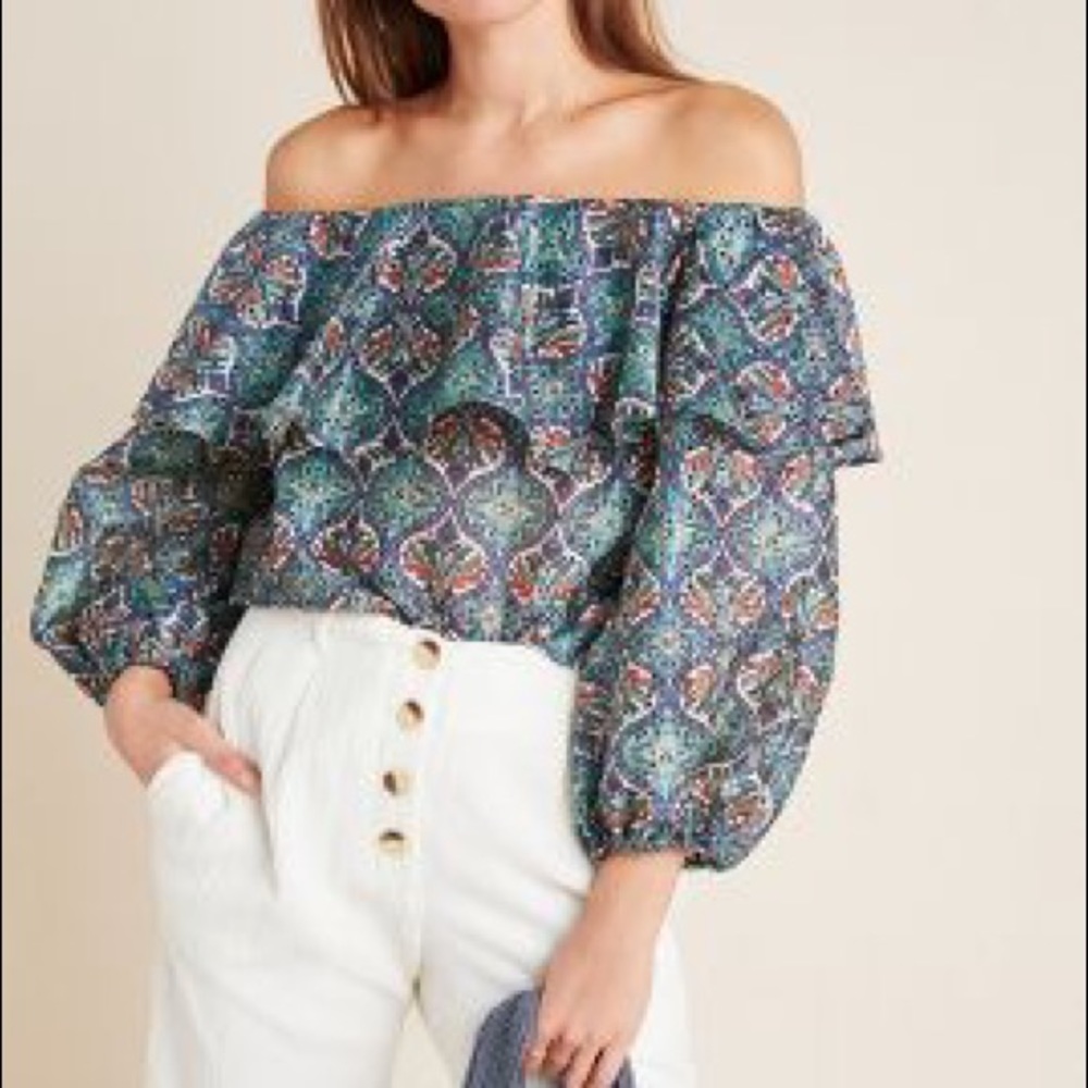 🔥Anthropologie XS Blouse!
